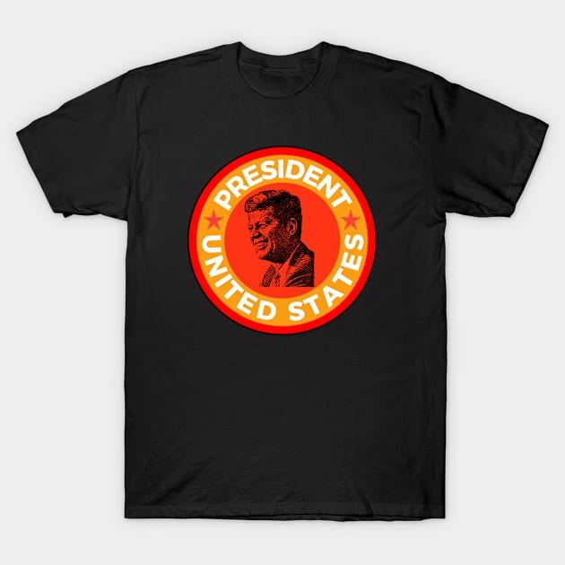 USA President Politician,  America - John F Kennedy T-Shirt by Kcaand